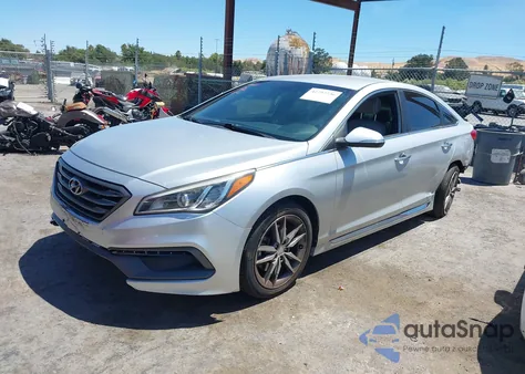 2015 Hyundai Sonata Sport 2.0T из США, поврежденный, VIN 5NPE34AB0FH088189